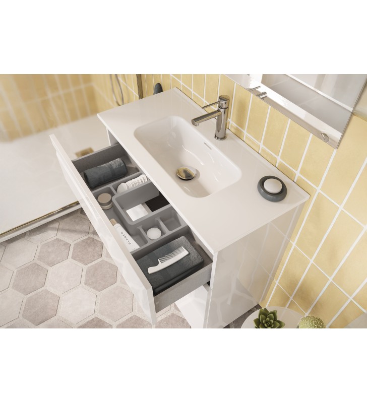 Conjunto mueble de baño fondo reducido 39 cm Royo Vitale